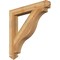 Ekena Millwork Funston Arts & Crafts Rough Sawn Bracket, Western Red Cedar, 4"W x 32"D x 32"H BKT04X32X32FST03RWR - alternate 1